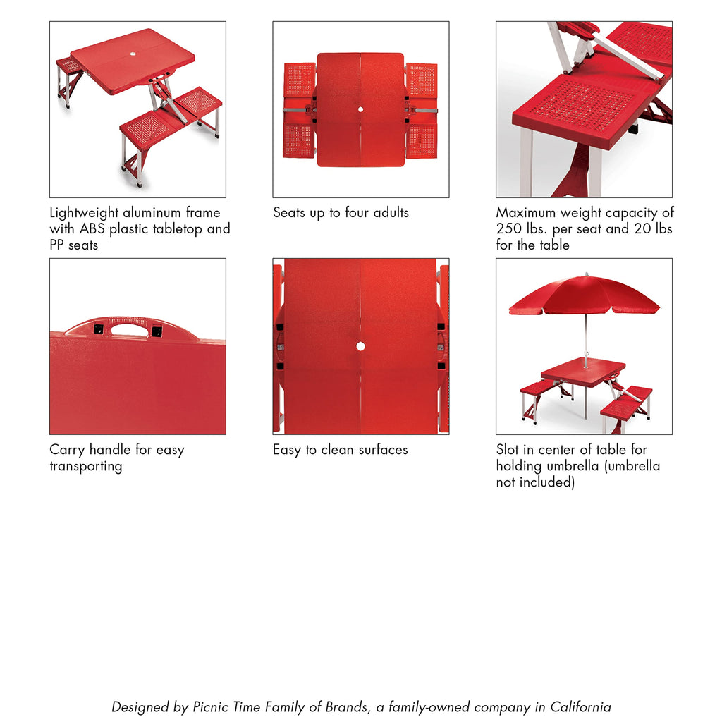 Portable Folding Picnic Table with Seats for 4 Q7030