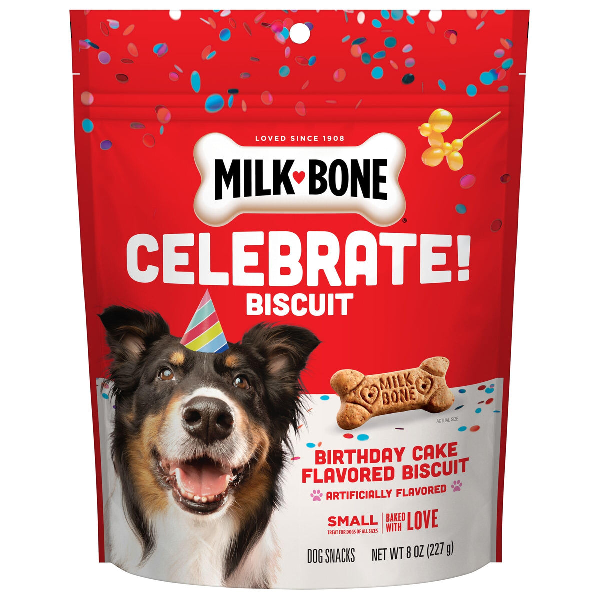 Artificially Flavored Biscuits Small Dog Treats 8 oz Bag Pack of 6 R6644