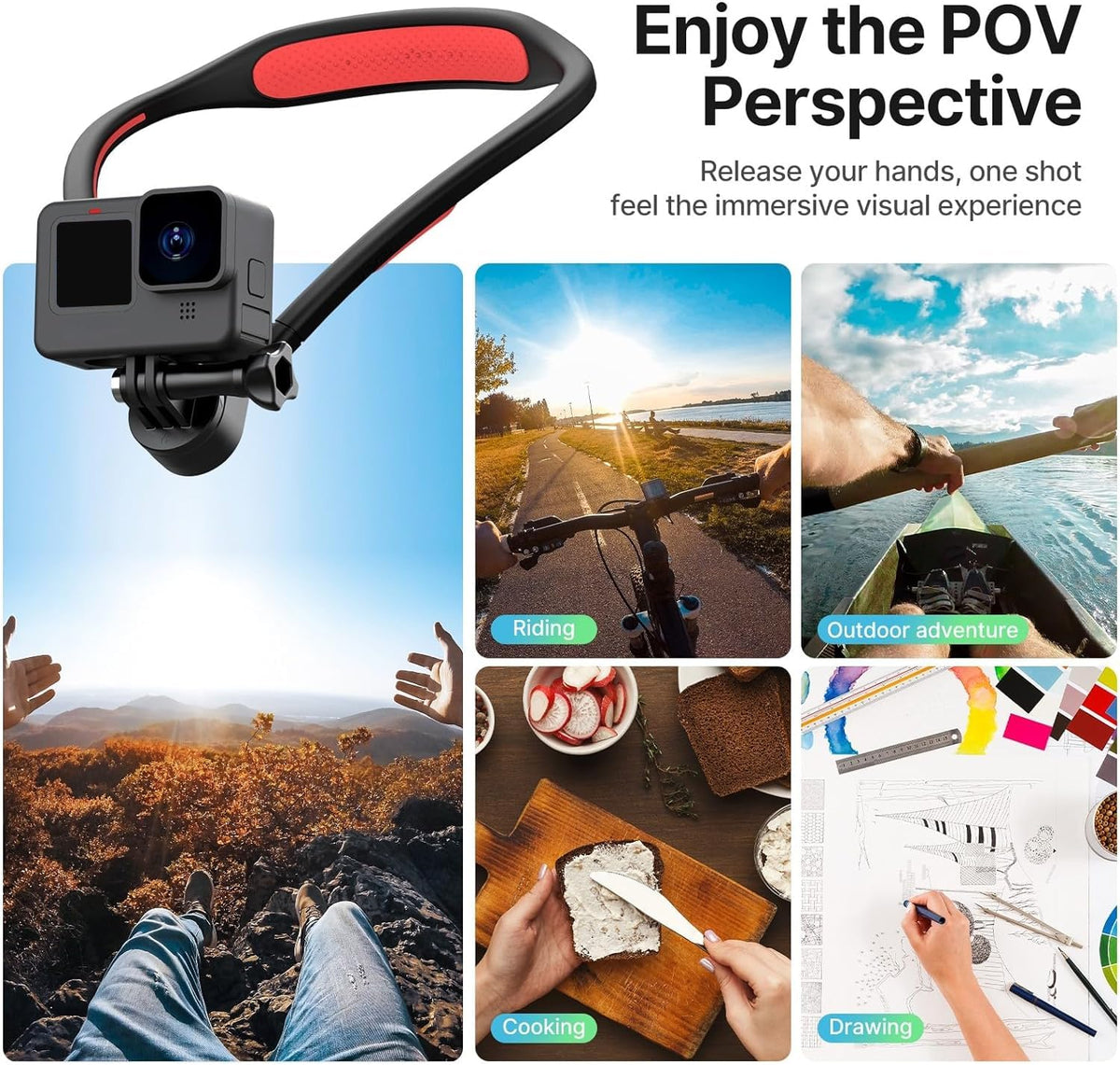 Magnetic Neck Mount for Action Cameras M151