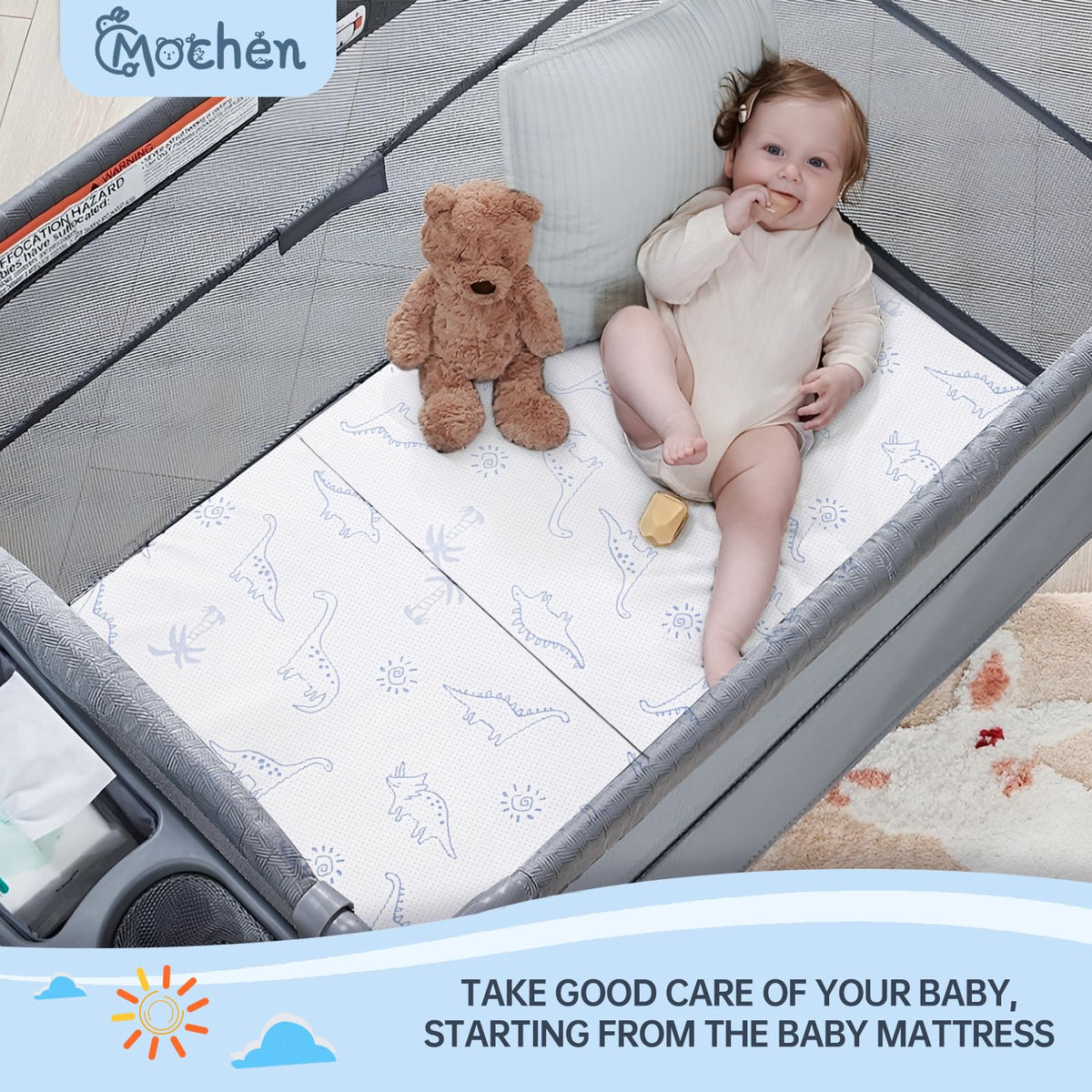 38"x26" Trifold Pack and Play Mattress A708084