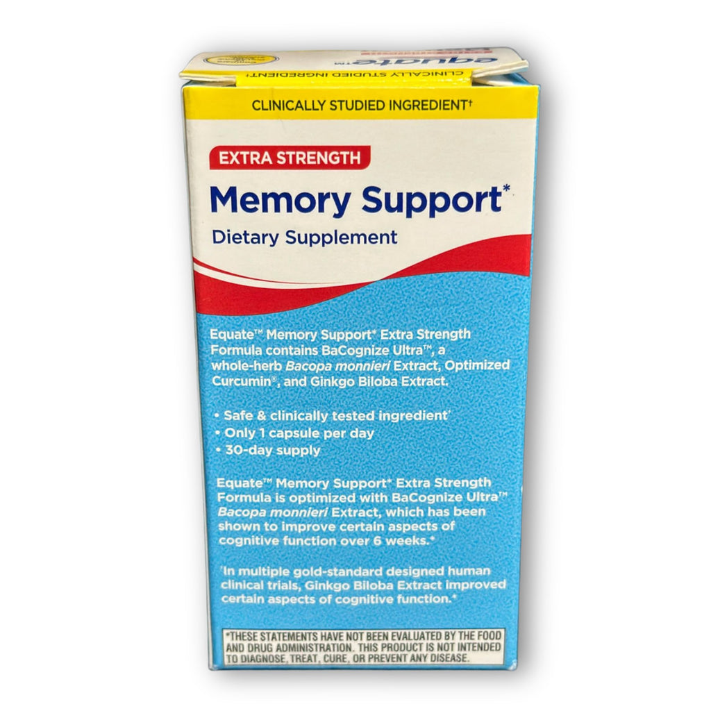 Bacopa Ginkgo Turmeric Vitamin D Capsules 30 Count Z96094