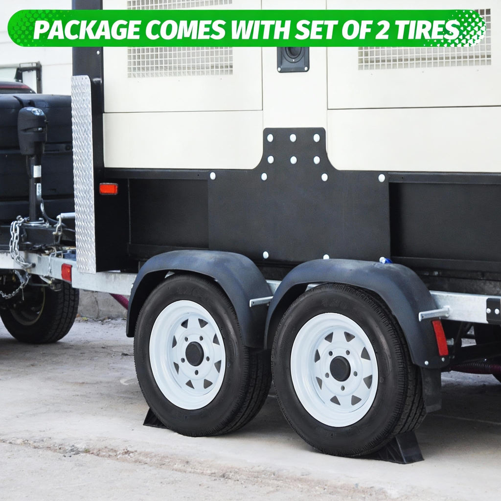 2 Pack 4.80x12 Trailer Tires with 12'' Rims H3232