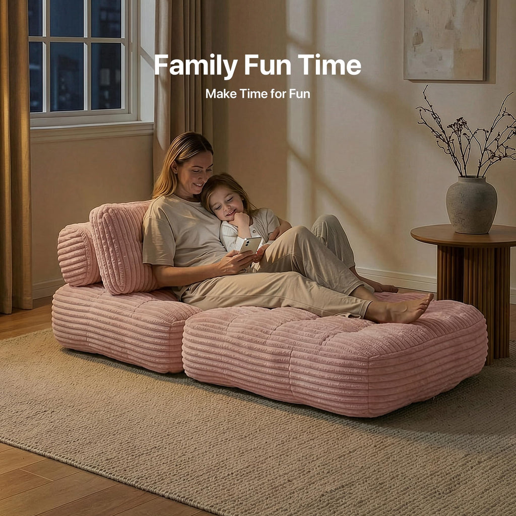 Pink Folding Sofa Bed O338