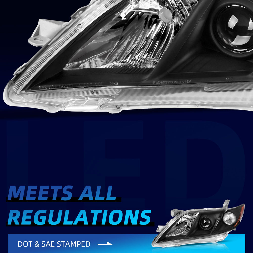 Black Headlights Assembly N148379