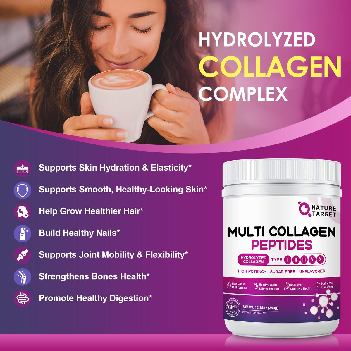 Multi Collagen Peptides Powder G58060