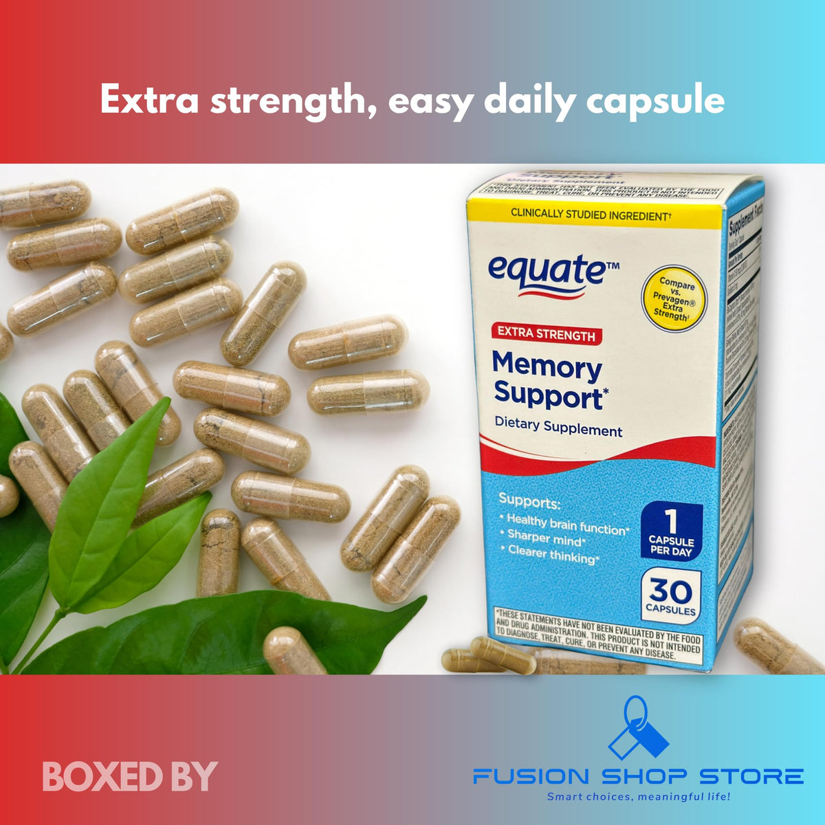 Bacopa Ginkgo Turmeric Vitamin D Capsules 30 Count Z96094