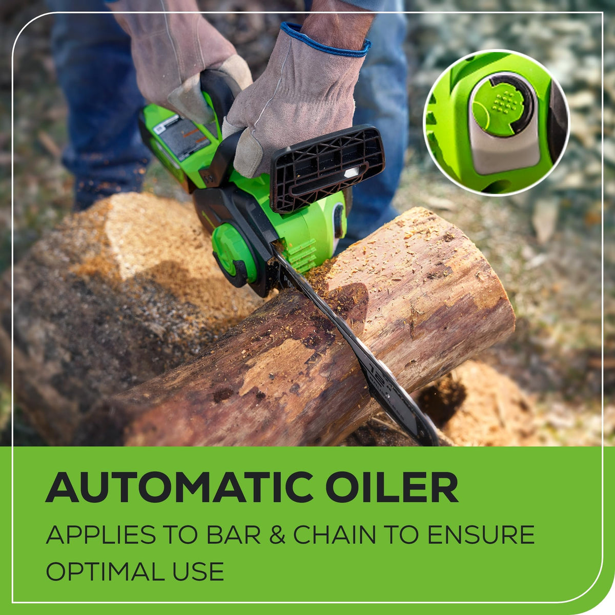 24V 12 in Cordless Electric Chainsaw T558667