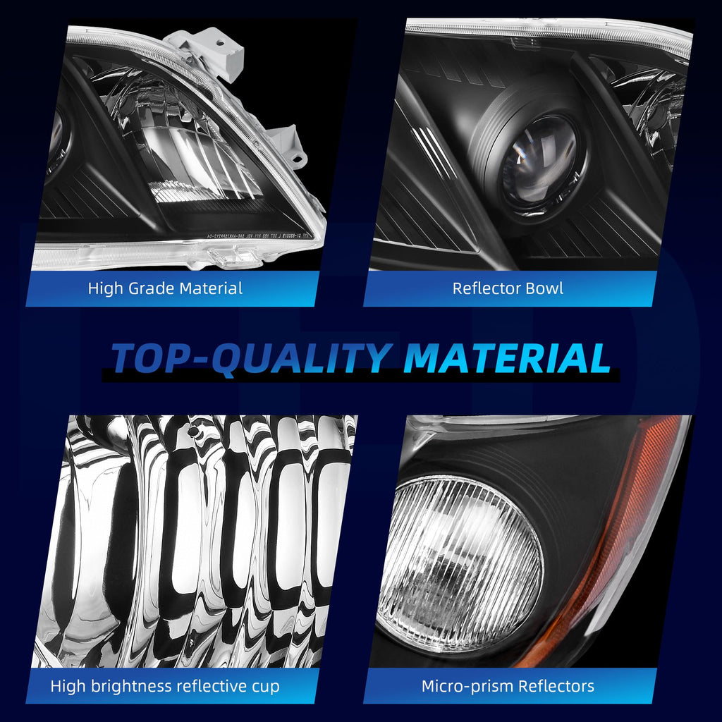 Black Headlights Assembly N148379