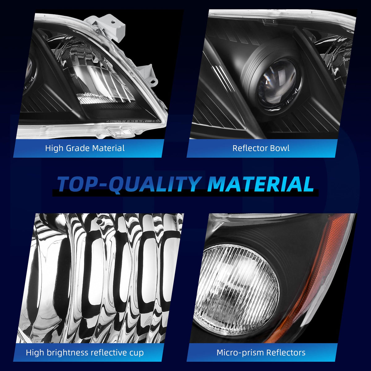 Black Headlights Assembly N148379