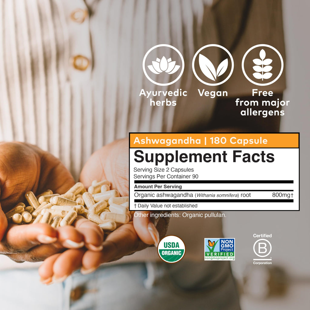 Ashwagandha Capsules 180 Capsules P8393