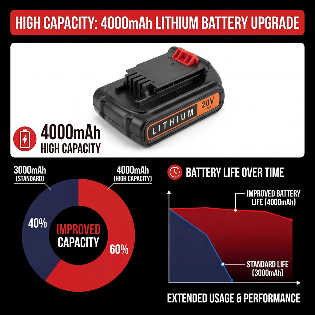 20v Lithium Battery 4.0Ah 2 Pack X441766