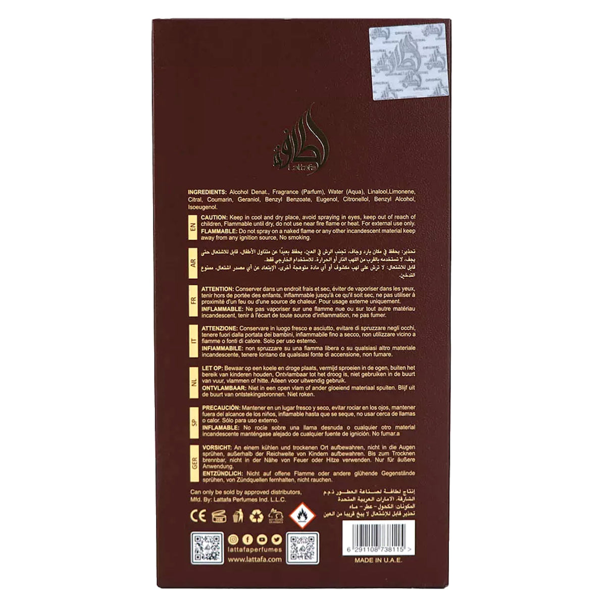 Oud Eau De Parfum Spray 3.4 Ounce G803646