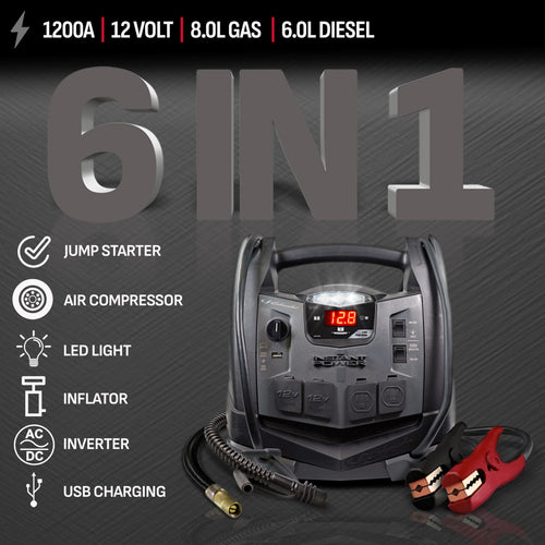 12V Car Battery Jump Starter & Power Station X195725