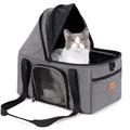 Top-Expandable Cat Carrier with Semi-Open Canopy C871912