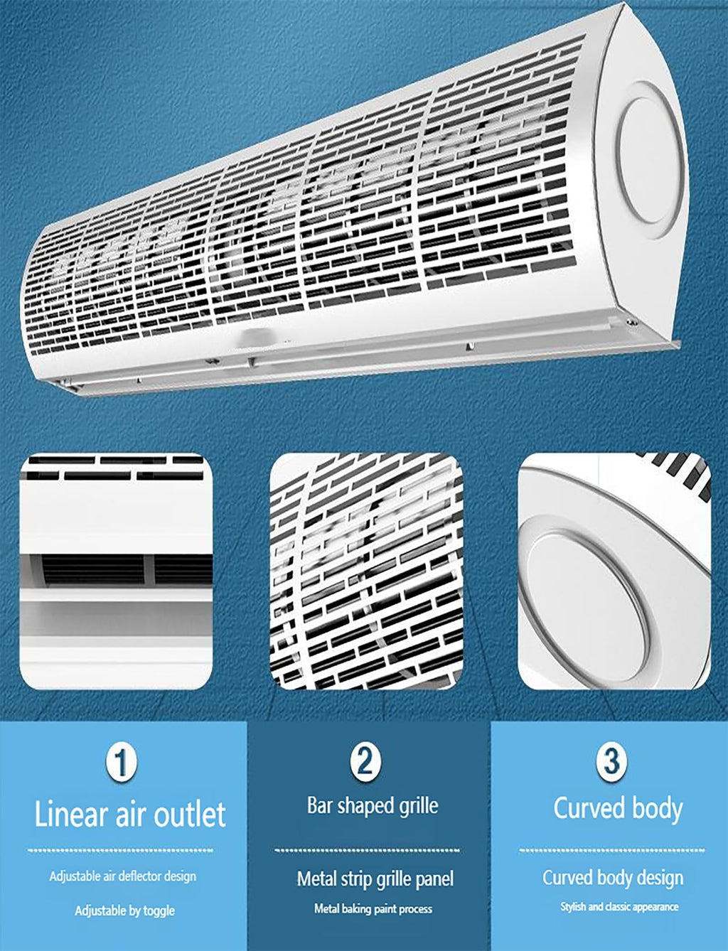Commercial Air Curtain Blower with Remote L4284