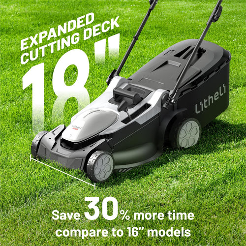 18" Cordless Electric Self Propelled Lawn Mower J899