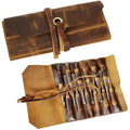Leather Tool Roll Up Pouch E706188