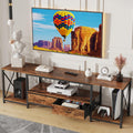 Fabric Drawers TV Stand for 65 70 75 Inches TV J4931